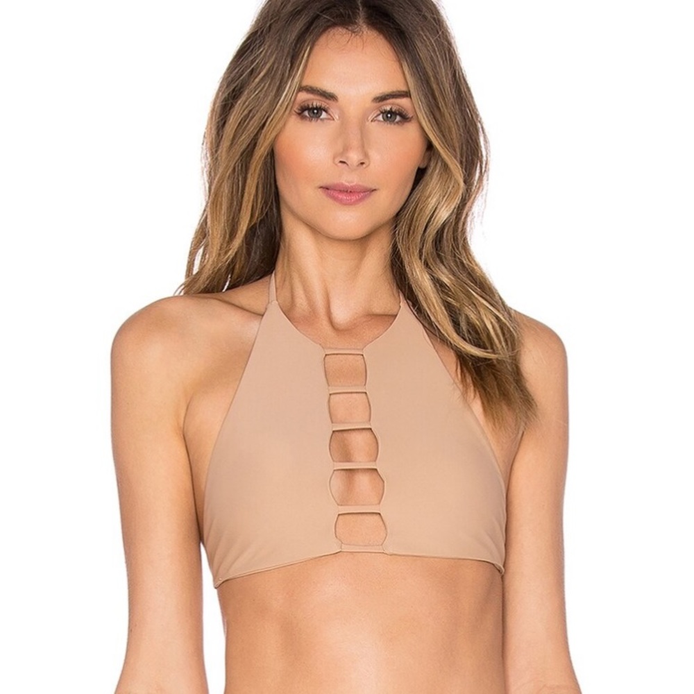 Strappy Halter Bikini Top